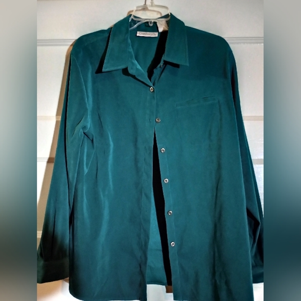 Chadwick's 14 tall women's button down shirt (Mis033)